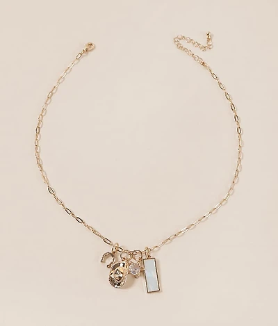 Western Cluster Charm Necklace