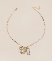 Western Cluster Charm Necklace