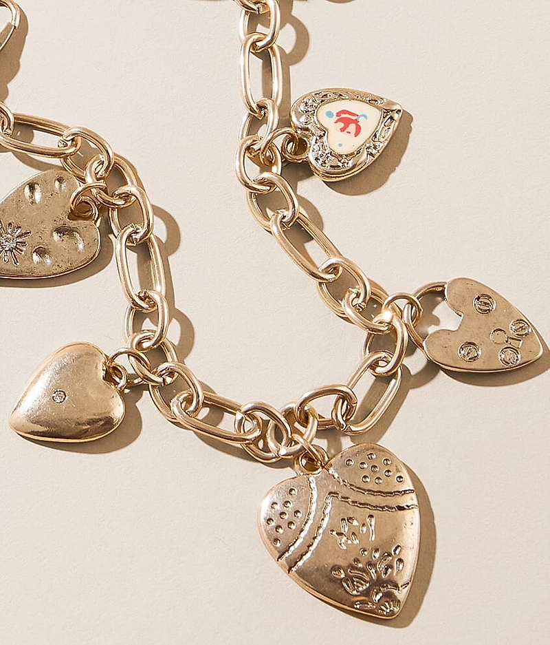 Heart Charm Bracelet