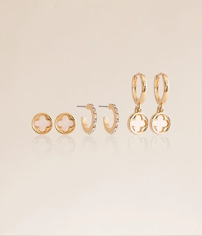 3 Pack Glam Earring Set