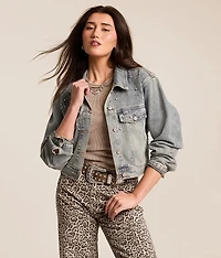 Arendelle Rhinestone Denim Jacket