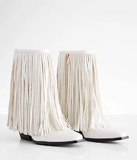 Scarlett Fringe Western Ankle Boot