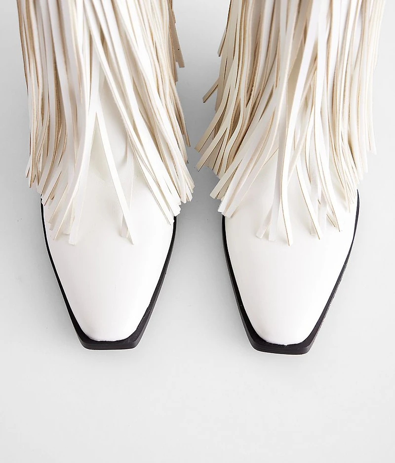 Scarlett Fringe Western Ankle Boot