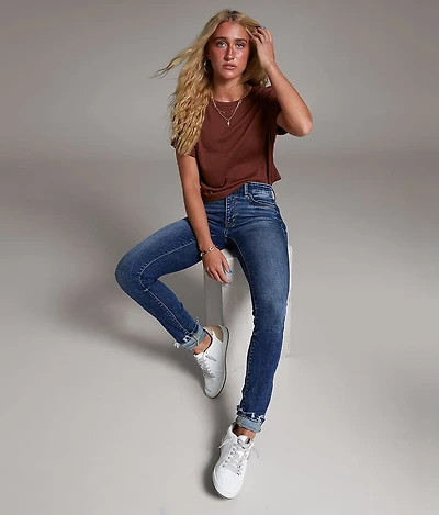Payton Skinny Stretch Cuffed Jean