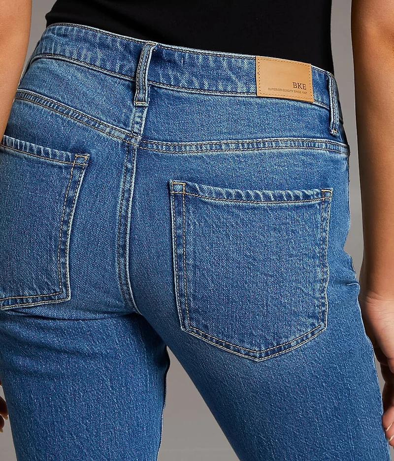 Payton Cropped Straight Cuffed Jean