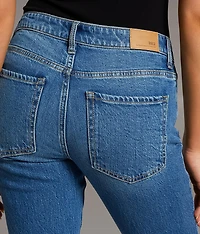 Payton Cropped Straight Cuffed Jean