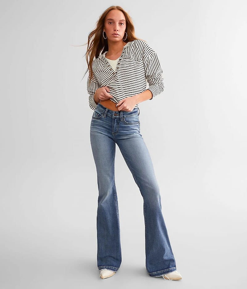 Stella Mid-Rise Flare Stretch Jean