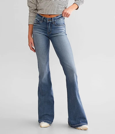 Stella Mid-Rise Flare Stretch Jean
