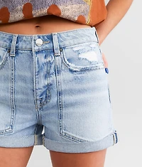 Billie Stretch Cuffed Short