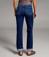 Parker Cropped Straight Stretch Jean