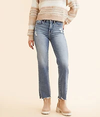Billie Cropped Straight Stretch Jean