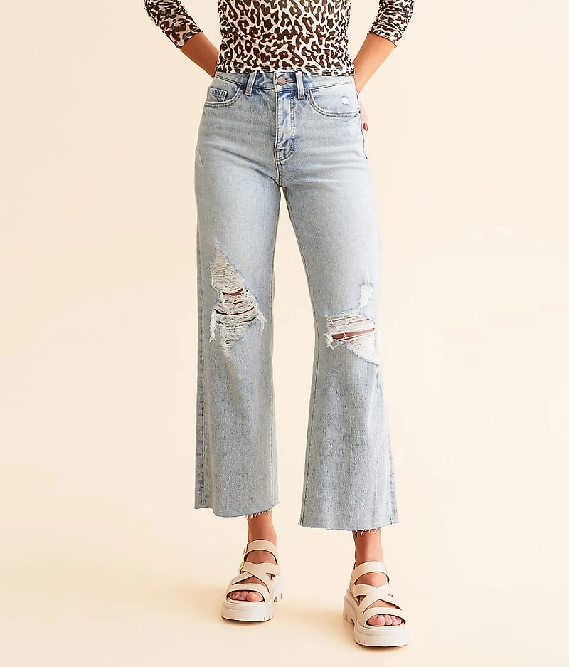 Billie Cropped Wide Leg Stretch Jean