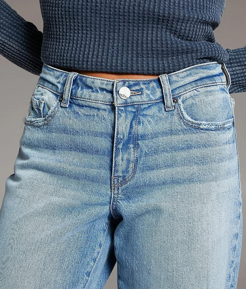 Payton Wide Leg Stretch Cuffed Jean
