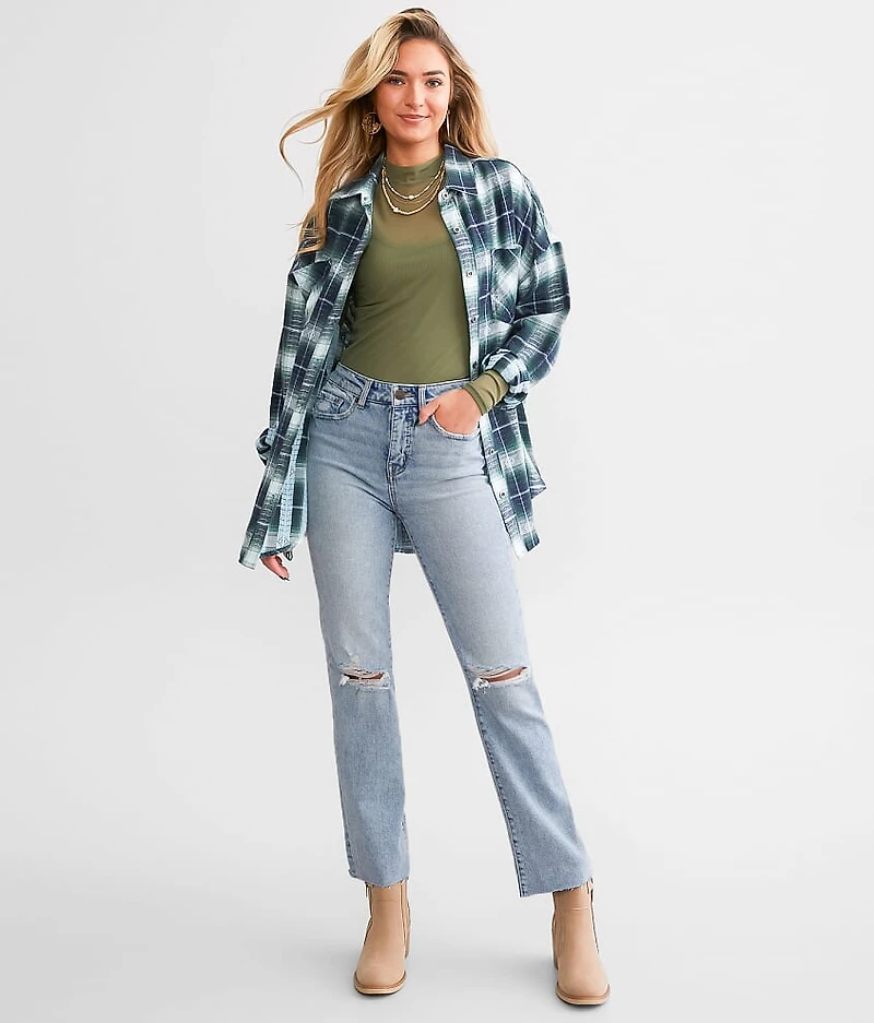 Billie Cropped Straight Stretch Jean