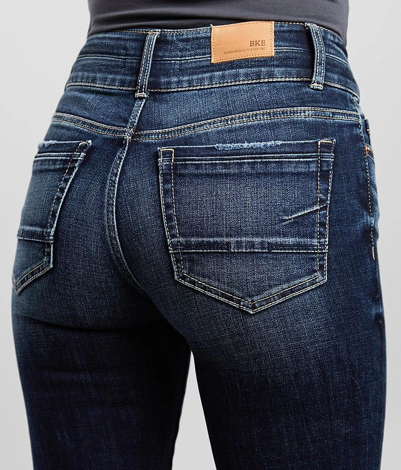 Stella Mid-Rise Straight Stretch Cuffed Jean