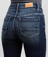 Stella Mid-Rise Straight Stretch Cuffed Jean