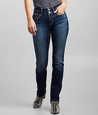 Stella Mid-Rise Straight Stretch Cuffed Jean
