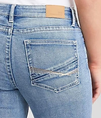 Gabby Cuffed Stretch Capri Jean