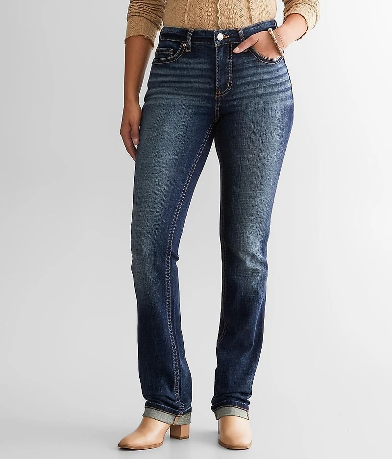 Gabby Straight Stretch Cuffed Jean