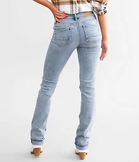 Stella Mid-Rise Straight Stretch Cuffed Jean