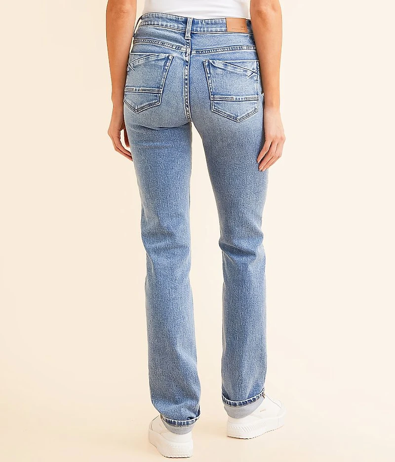 Andi Straight Stretch Cuffed Jean