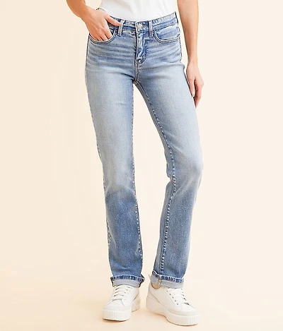 Andi Straight Stretch Cuffed Jean