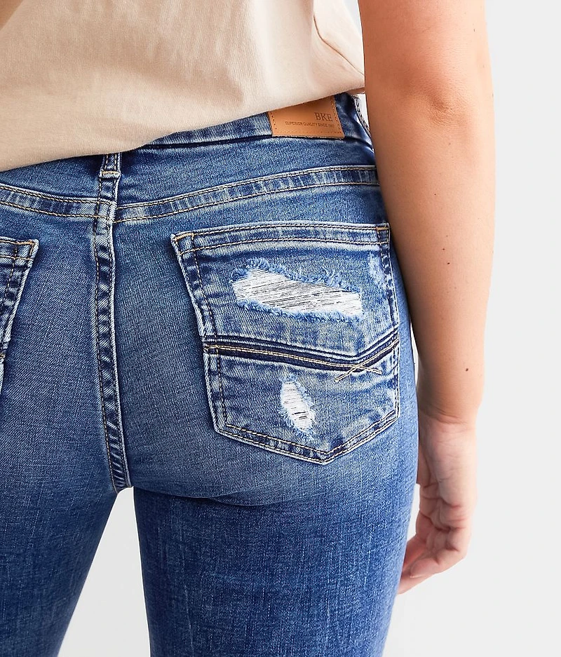 Gabby Cuffed Stretch Capri Jean