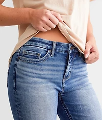 Gabby Cuffed Stretch Capri Jean