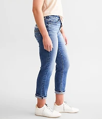Gabby Cuffed Stretch Capri Jean