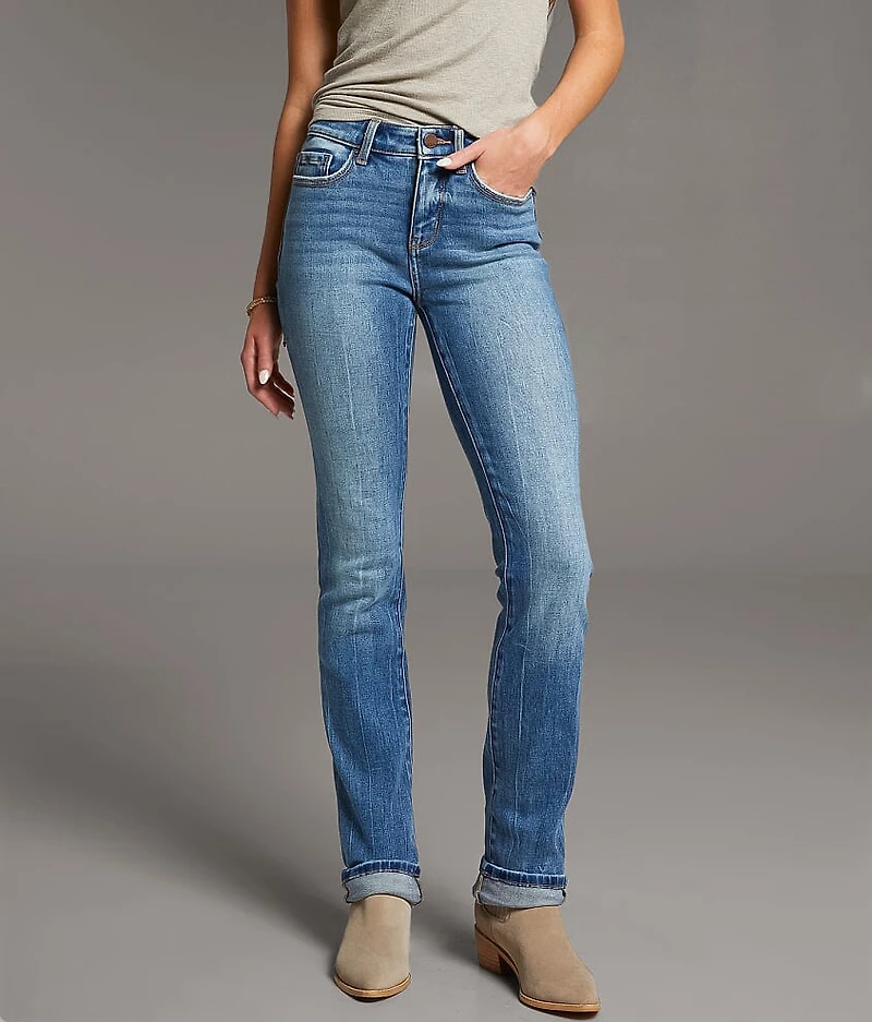 Andi Straight Stretch Cuffed Jean