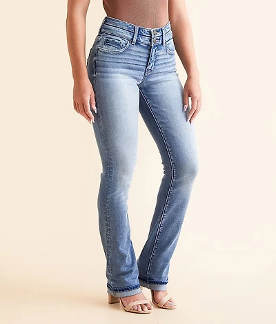 Gabby Straight Cuffed Stretch Jean