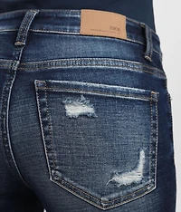 Stella Mid-Rise Ankle Skinny Cuffed Jean