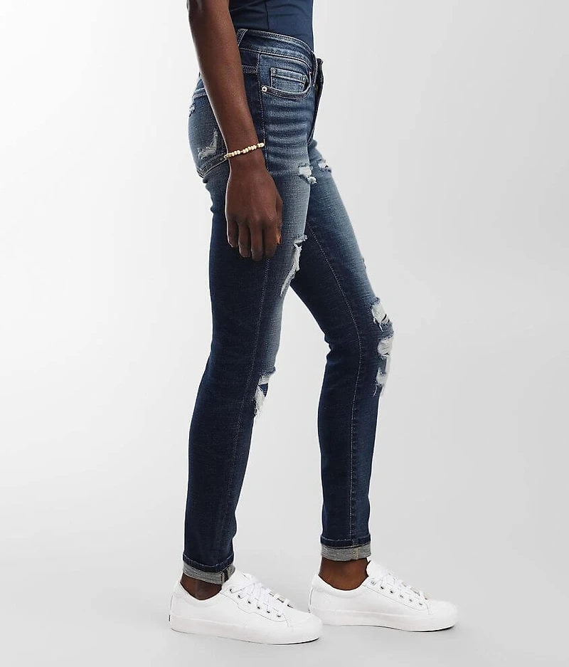 Stella Mid-Rise Ankle Skinny Cuffed Jean
