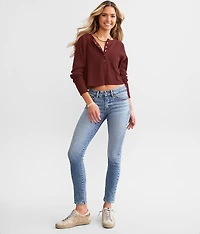 Stella Mid-Rise Ankle Skinny Stretch Jean