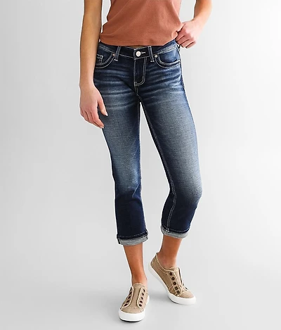 Stella Cuffed Stretch Capri Jean