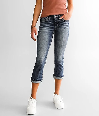 Stella Cuffed Stretch Capri Jean