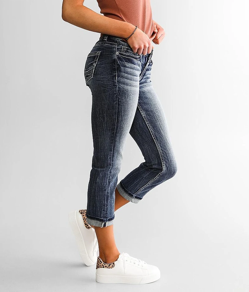 Stella Cuffed Stretch Capri Jean