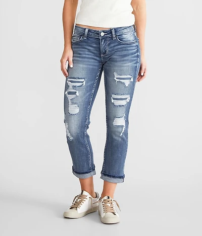 Stella Cuffed Stretch Capri Jean