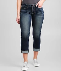 Payton Cuffed Stretch Cropped Jean
