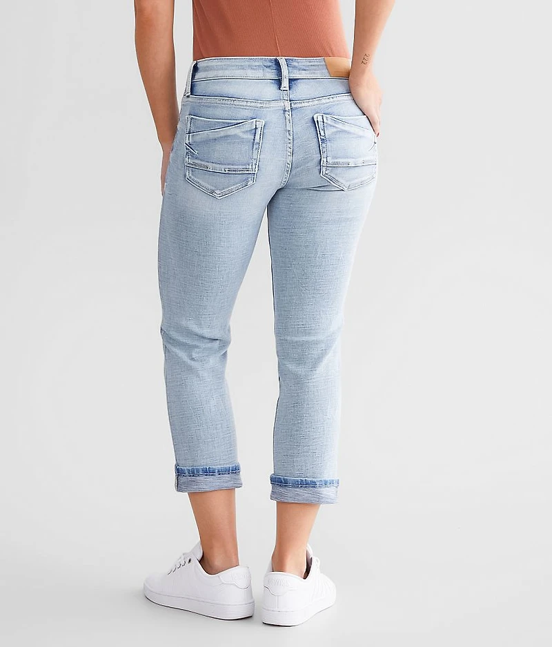 Stella Cuffed Stretch Capri Jean
