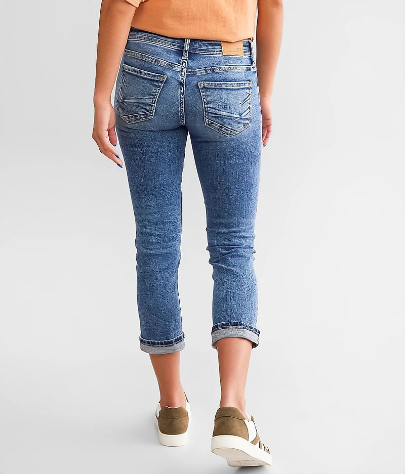 Stella Cuffed Stretch Capri Jean