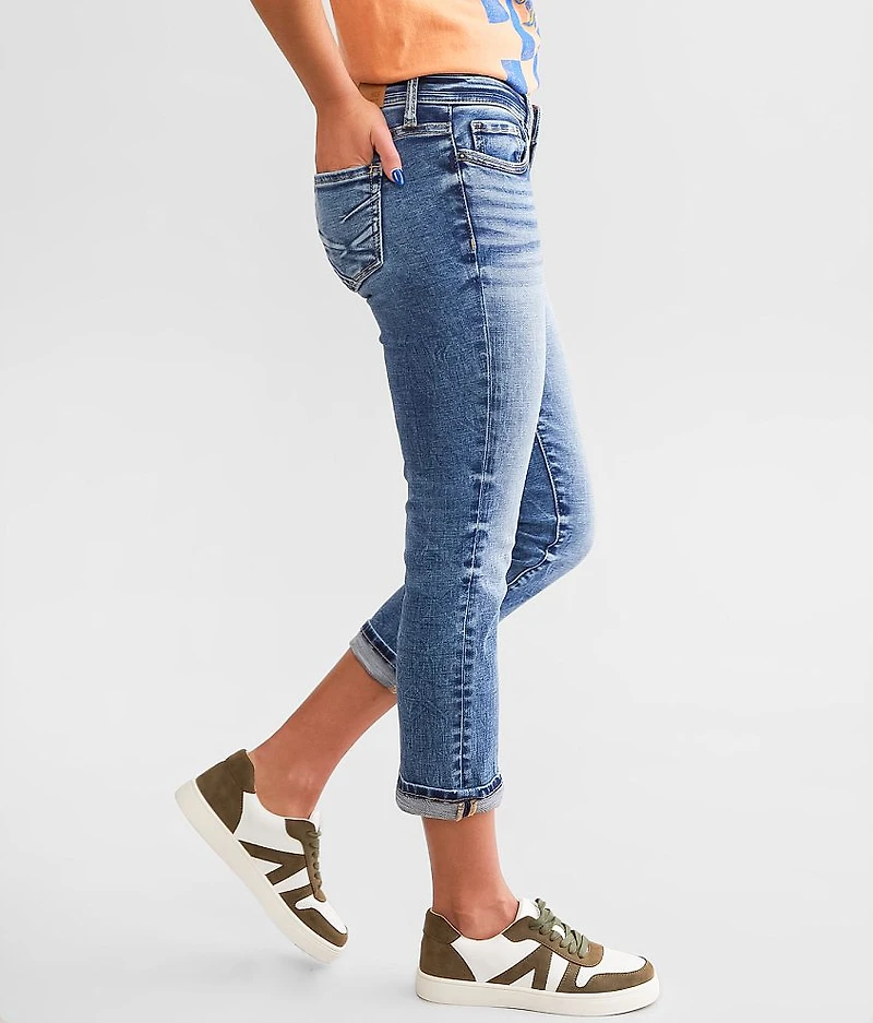 Stella Cuffed Stretch Capri Jean