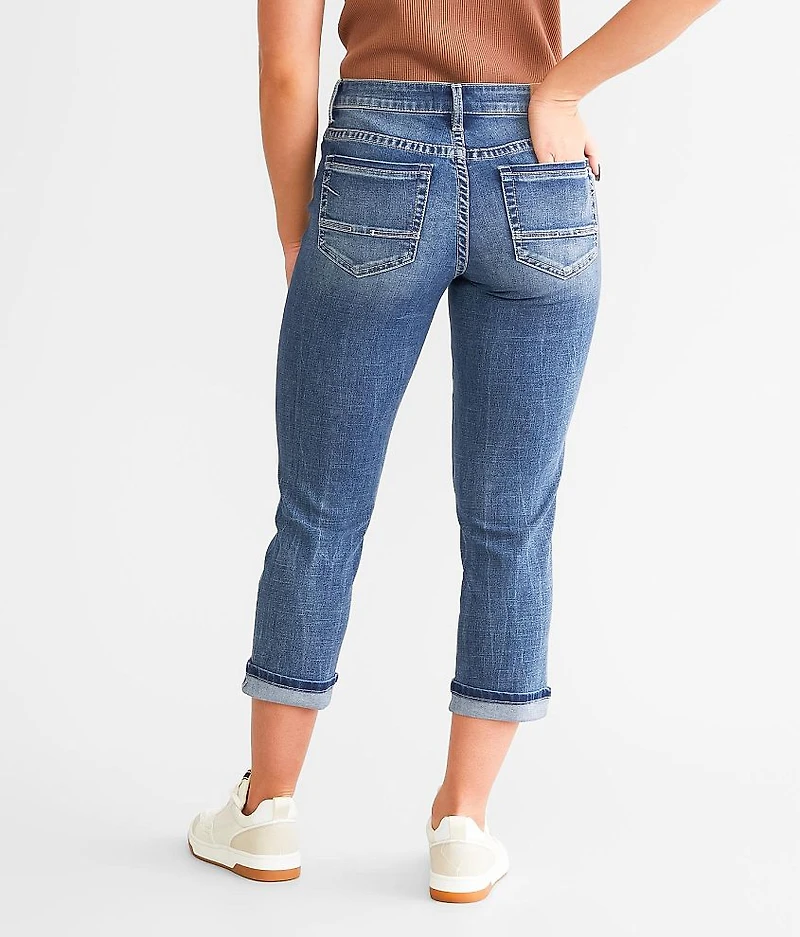 Payton Cuffed Stretch Capri Jean