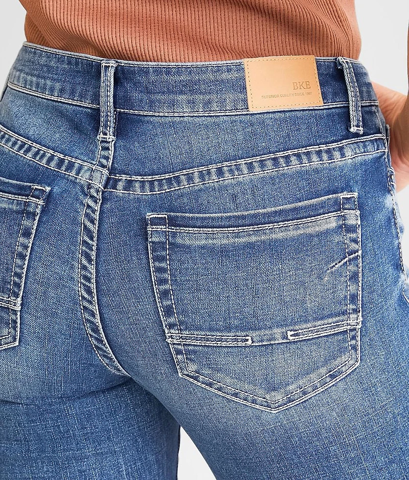 Payton Cuffed Stretch Capri Jean