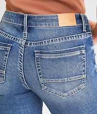 Payton Cuffed Stretch Capri Jean