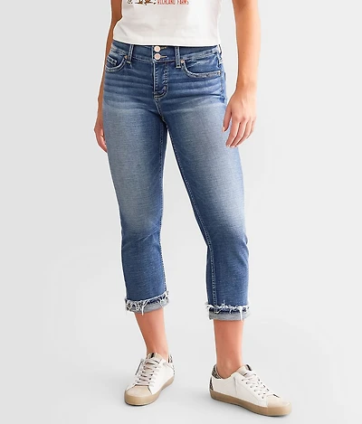 Payton Cuffed Stretch Capri Jean