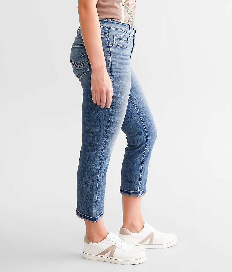 Payton Cuffed Stretch Capri Jean