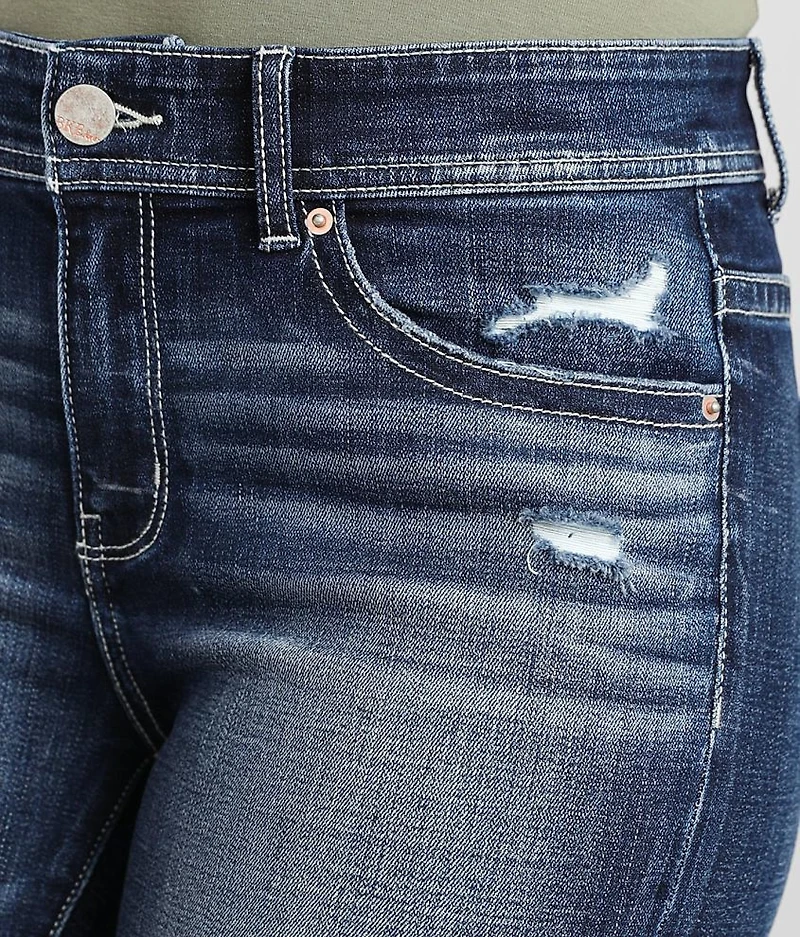 Payton Ankle Skinny Stretch Cuffed Jean