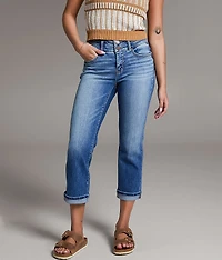 Payton Cuffed Stretch Capri Jean
