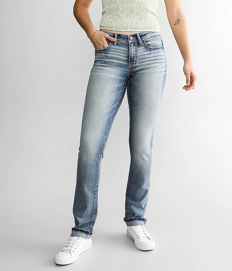 Payton Straight Stretch Cuffed Jean